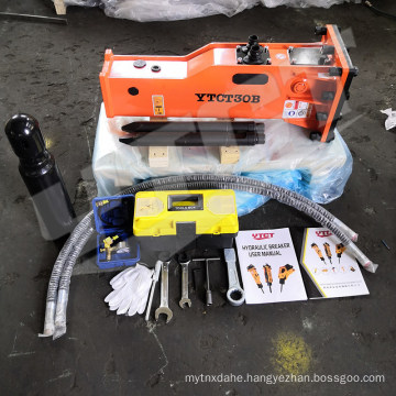 Orange Color Yantai China Hammer Box Type Hydraulic Breaker